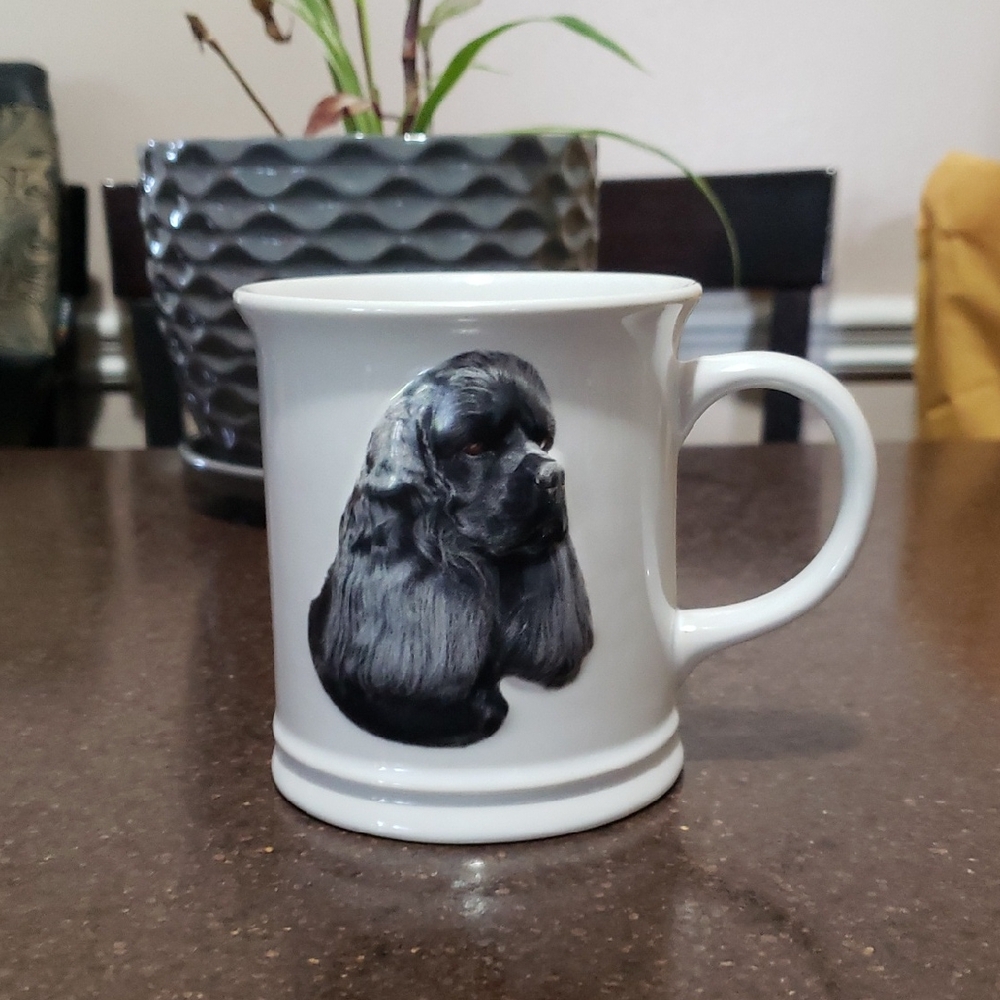 Black Cocker Spaniel Best Friend Originals Coffee Mug 2002 Xpres Barbara Augello